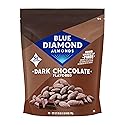 Blue Diamond Almonds, Oven Roasted Dark Chocolate Flavored Snack Nuts, Plant-Based Protein and Fiber, Perfect for Events, Holidays, Parties