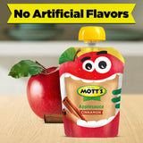 Mott's Cinnamon Applesauce, 3.2 oz clear pouches, 12 count