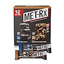 MET-Rx Big 100 Protein Bars, Meal Replacement Bars, Variety Pack - Super Cookie Crunch and Chocolate Chip Cookie Dough Bars, 12 Count, 3.52 Oz.