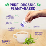 Pyure Organic Stevia Packets | Zero Calorie Sweetener for Coffee, and Baking | Granulated Stevia Sugar Substitute | Plant-Based, Keto, Diabetic & Paleo Friendly | USDA Organic, Non-GMO | 40 Packets