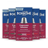Caffè Borbone Espresso Intenso Aluminum Capsules Compatible with Nespresso Original Machines, Dark Roast, 50 Count