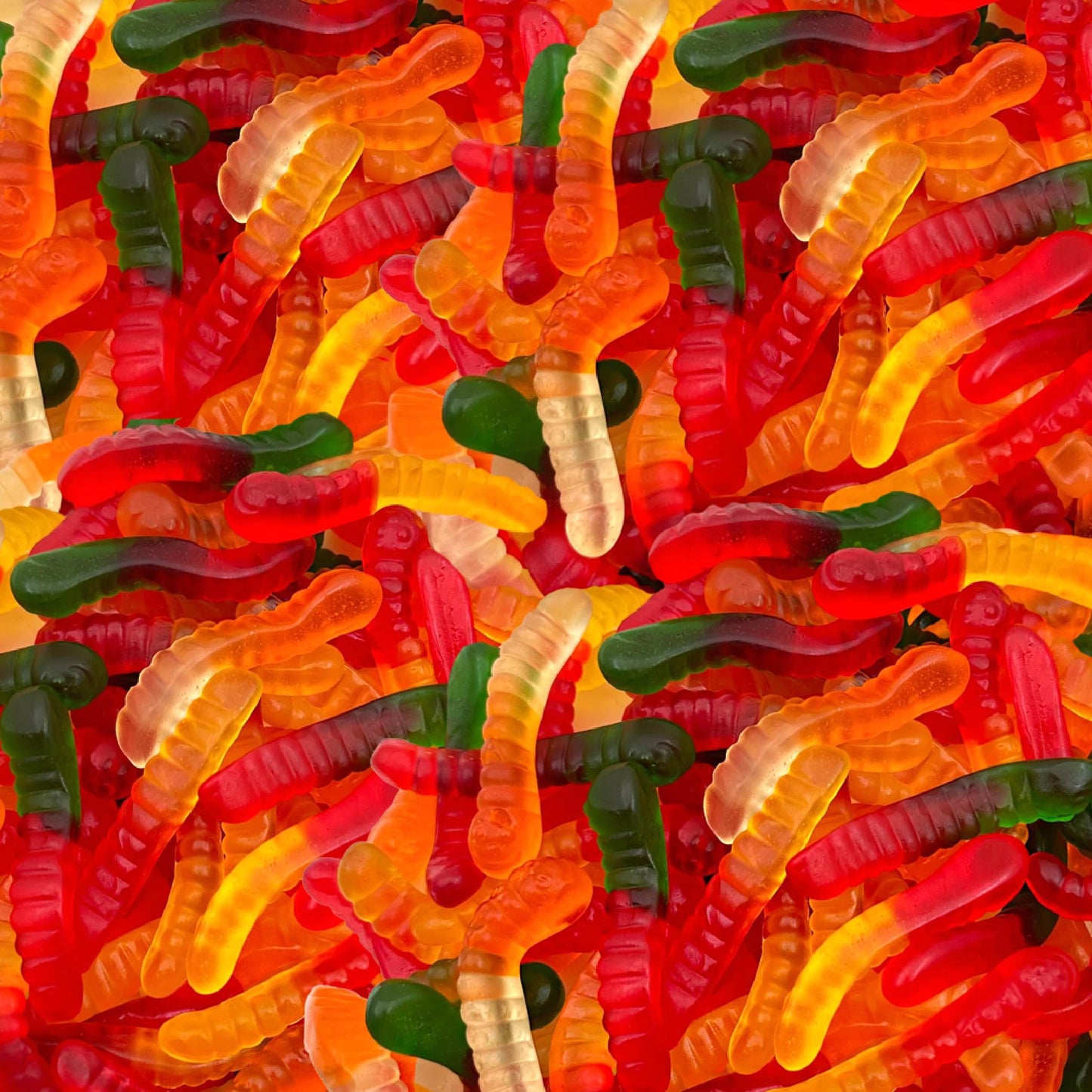 Gummy Worms | 1 Pound Bag | Gummy Candy in Assorted Fruit Flavors | Fun Chewy Candy for Snacking, Buffets, Dessert Toppings, and Party Favors |
