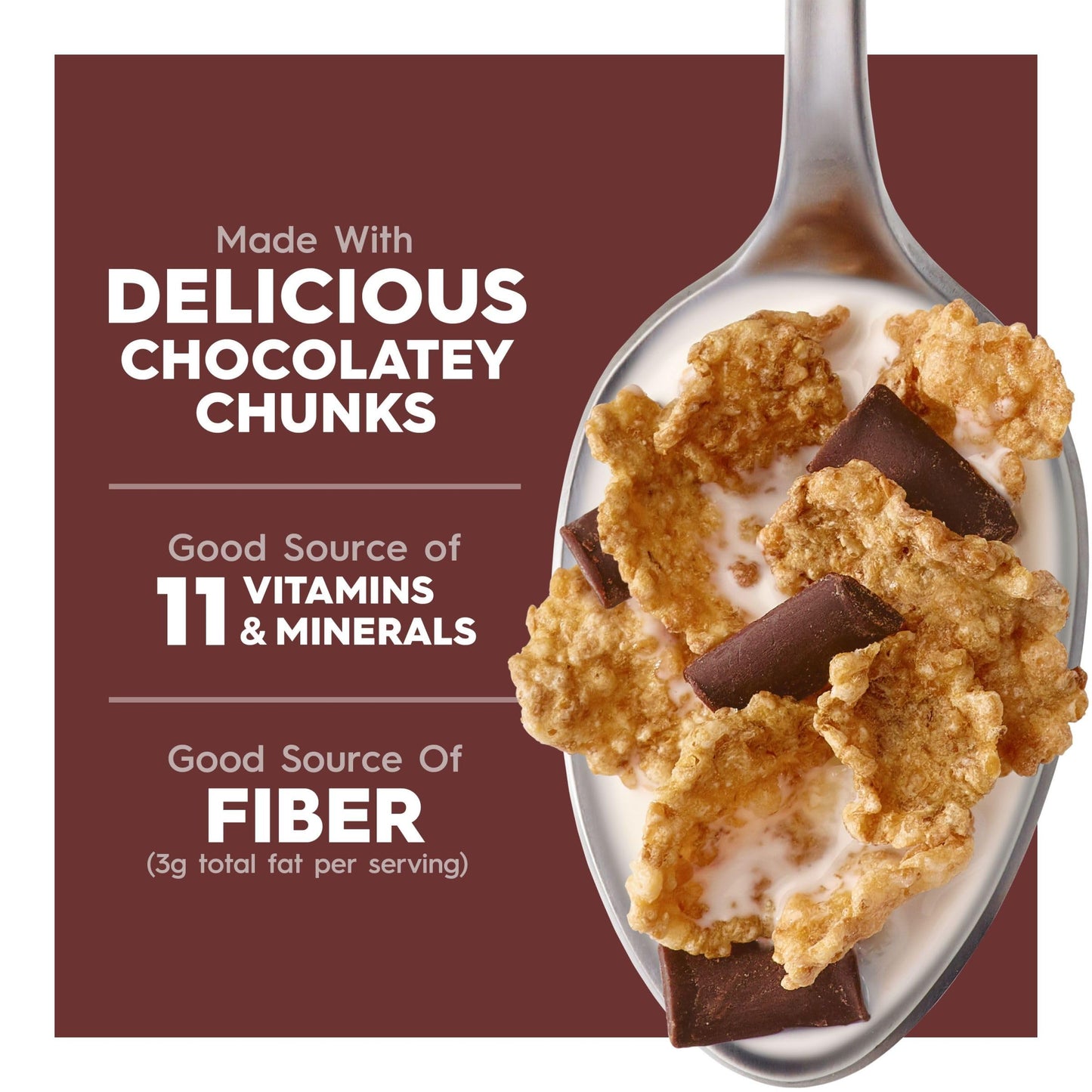 Special K Cold Breakfast Cereal, 11 Vitamins and Minerals, Chocolatey Delight, 13.2oz Box (1 Box)
