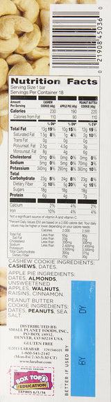 Larabar Gluten Free Variety Pack Peanut Butter Chocolate Chip / Chocolate Chip Cookie Dough 20 ct, 32 oz