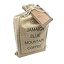 1 LB FRESH, AUTHENTIC Jamaica Blue Mountain Coffee Beans | Dark Roast | Burlap Bag | Makes a Great Gift!