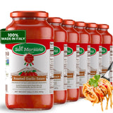 La San Marzano Roasted Garlic Sauce, 24 oz, Pasta Sauce Made in Italy, All Purpose Tomato Premium Quality, All Natural, Mediterranean Diet, Non GMO