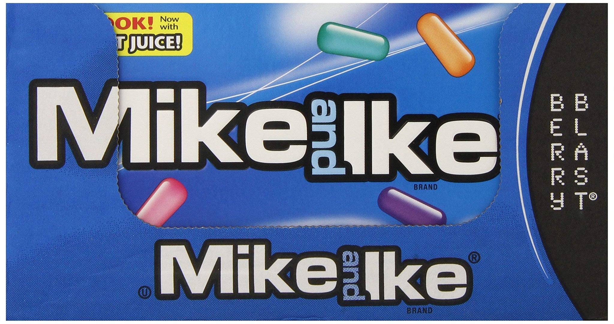 Mike and Ike Fruit Candy, Berry Blast, 5 Ounce (Pack of 12)