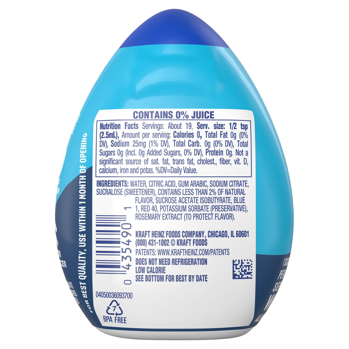 MiO Energy Liquid Water Enhancer,1.62 Fluid Ounce. Blueberry Lemonade, (Pack of 1)