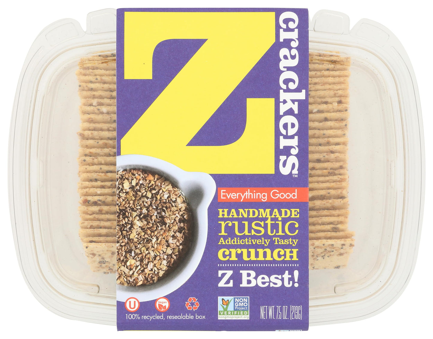 Z Crackers, Crackers Everything, 7.5 Ounce