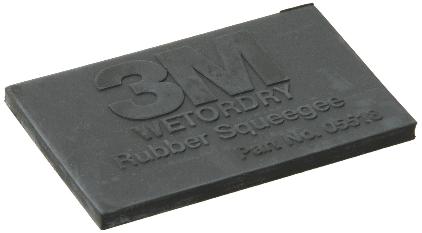 3M Wetordry Rubber Squeegee, 05518, 2 in x 3 in, 50 per case