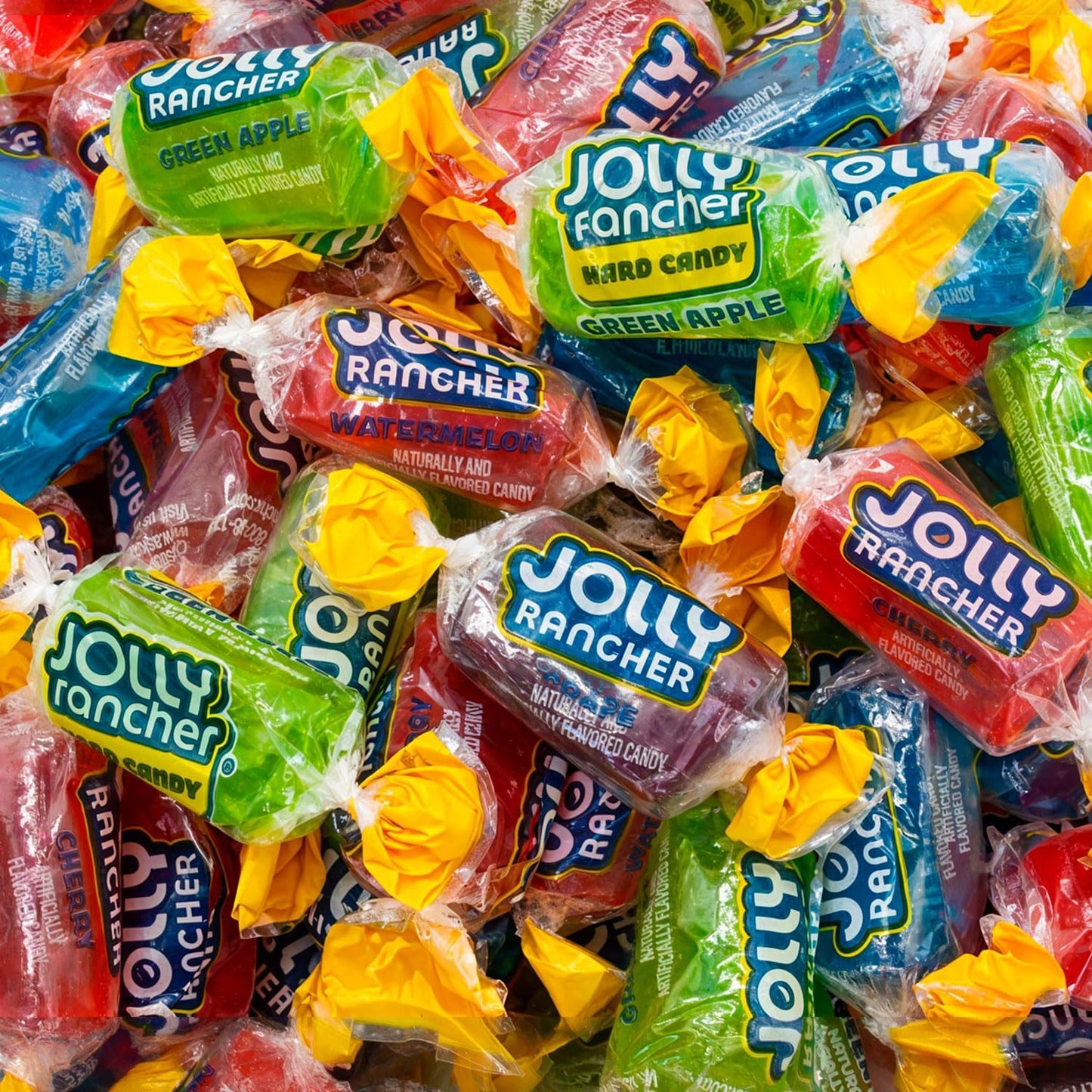 Jolly Ranchers Hard Candy ASSORTED 5 lb - Bulk Bag, 5 Original Flavors (Watermelon, Blue Raspberry, Cherry, Green Apple, Grape)