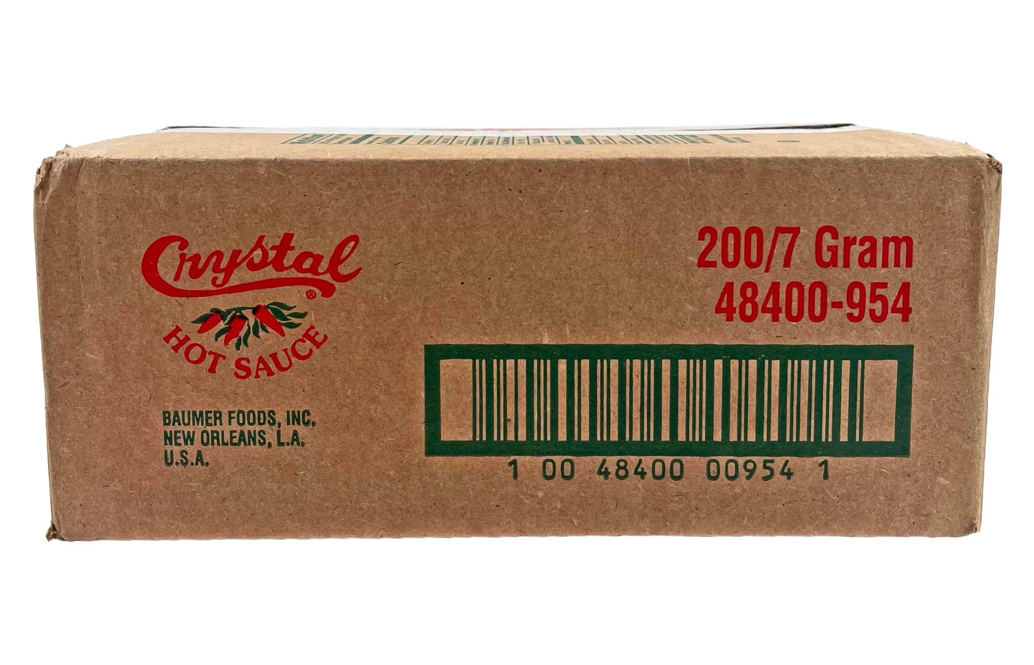 Louisiana Crystal Hot Sauce Box of 200 (7) Gram Packets