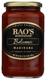 Raos Reserve Balsamic Marinara Pasta Sauce, 19 OZ