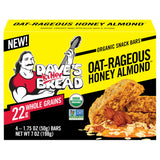 Dave's Killer Bread Oat-Rageous Honey Almond Organic Snack Bars, 4 Individually Wrapped Snack Bars