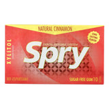 Spry Fresh Natural Xylitol Chewing Gum Dental Defense System - Aspartame-Free, Sugar-Free, Non-GMO, Gluten-Free (Cinnamon, 10 Count Blister Cards