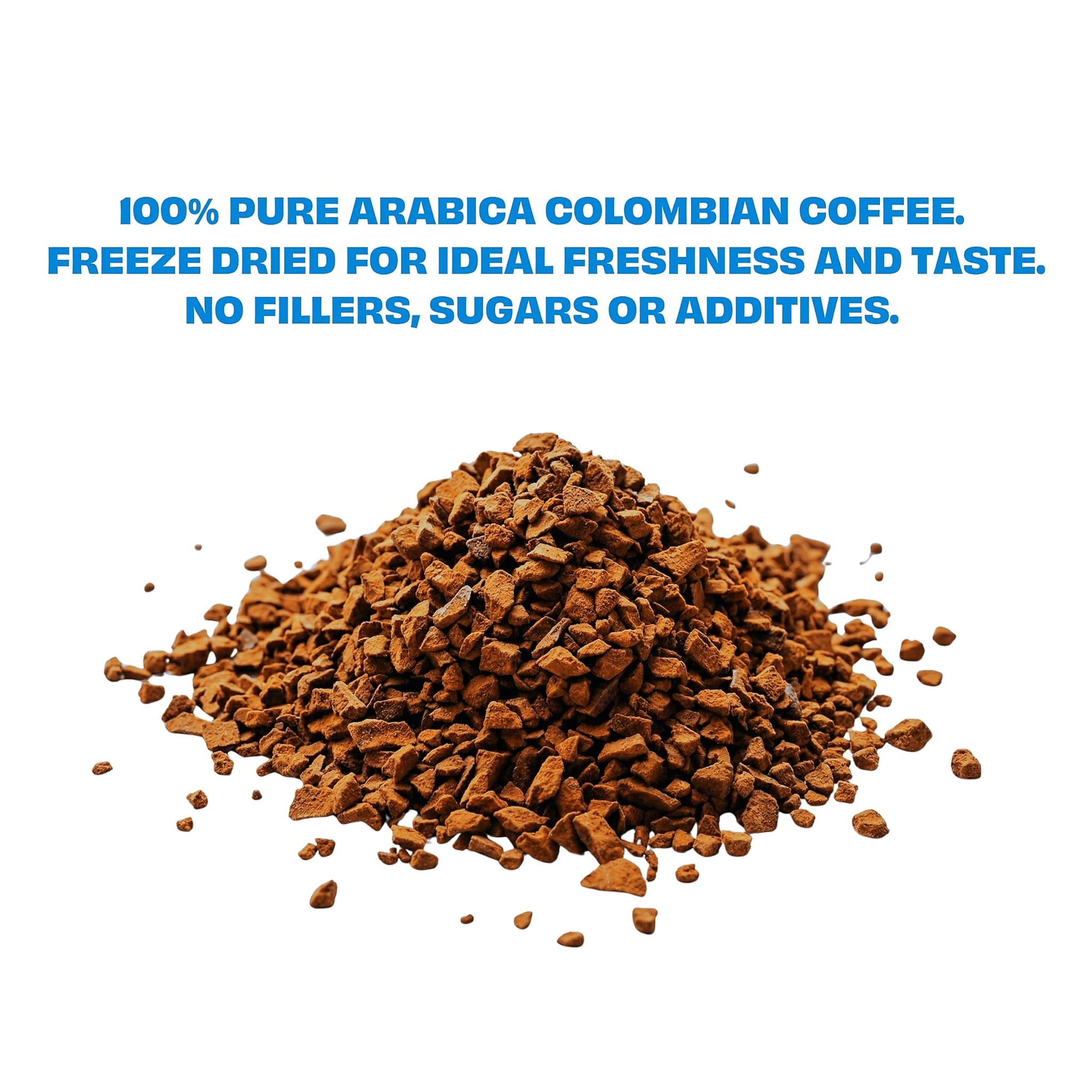 Cloud Coffee Bold and Strong Premium Freeze Dried Instant Coffee, 6 Extra Large Single-Serve Packets