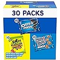 Nabisco Cookies and Candy Variety Pack, SOUR PATCH KIDS Soft & Chewy Gummy Candy, OREO Minis and CHIPS AHOY! Minis Cookies, 30 Snack Packs