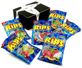 Rips Strawberry & Green Apple Bite-Size Licorice Pieces, 4 oz Bags in a Gift Box (Pack of 6)