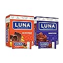 LUNA Bar - Variety Pack - Nutz Over Chocolate and Chocolate Cupcake Flavor - Snack Bars - Non-GMO - Gluten-Free Protein Bars - Made with Organic Oats