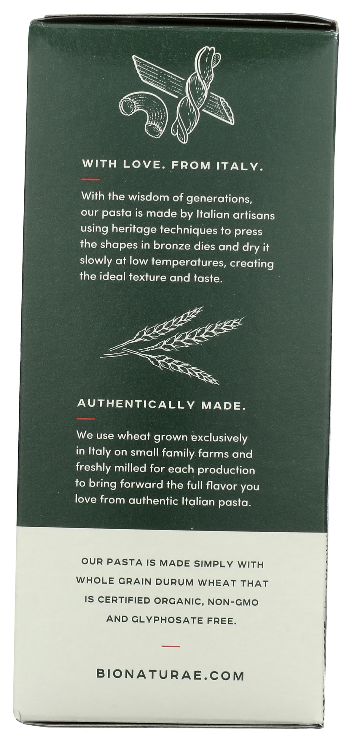 Bionaturae 05608-3pack Bionaturae Fusilli Whole Wheat Pasta - 1 Pound (Pack of 3)