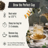 Numi Organic Green Tea with Jasmine, 18 Microplastic-Free Tea Bags