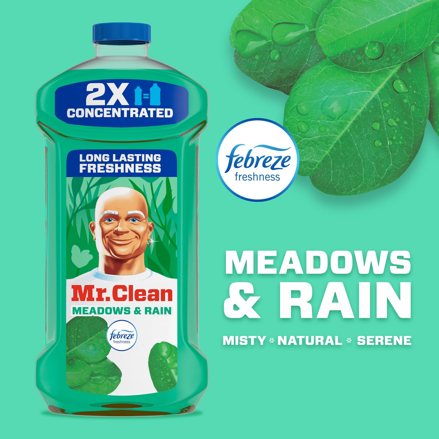 Mr. Clean All Purpose Cleaner, Floor Cleaner for Mopping Home, Bathroom, & Kitchen, Cleaning Liquid for Mop & Bucket, Cleaning Supplies, Multi-Surface