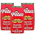 Low Carb, Protein Pasta | Elbow Macaroni with 17g Protein, 7g Carbs | Healthy, Keto Pasta Made in Italy | 3-Pack, 8oz - Pete’s Pasta