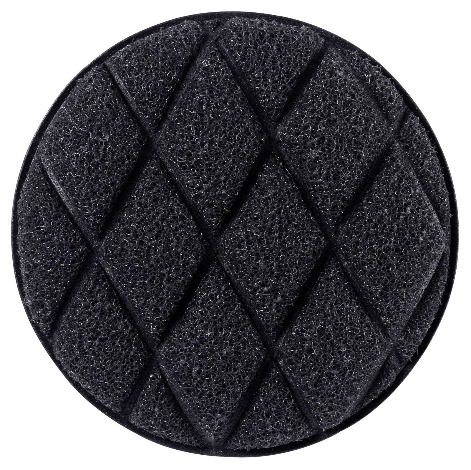 Jetz Scrubz Fashionable Scratch-Free Round Kitchen Scrubber Sponge (1-Pack, Yellow)