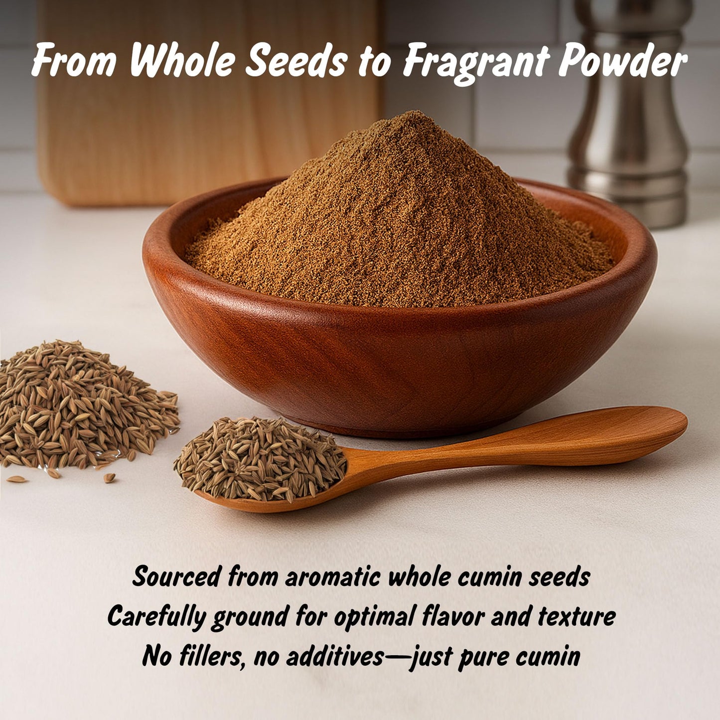 Spice Profile USDA Organic Cumin Powder, Lab Tested for Heavy Metals, Resealable 4oz Pouch, Jeera, Comino Molido