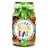 Nam's Bits Chocolate Chip Cookies - Father's Day Quart Jar-WBD