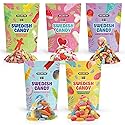 Assorted Swedish Candy Variety Pack - 1.6LB - Sweet & Sour Summer Mix, Super Sour Power, Nordic Love, Chewy Fizzy & Foam Party Gummies - Fruity, Tangy