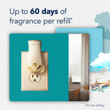 Glade PlugIns Refills Air Freshener, Scented and Essential Oils for Home and Bathroom, Sky & Sea Salt, 1.34 Fl Oz, 2 Count
