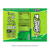 GHOST Energy Drink - Single Can, Warheads Sour Green Apple 16oz - Energy & Focus & No Artificial Colors - 200mg Natural Caffeine, L-Carnitine