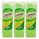 Libman Scrubster Mop Refill Pack, Three #3105 Refills Extra-Absorbent, Cellulose Coated Sponge Replacement Heads for The Libman Scrubster Mop, 3 Pack