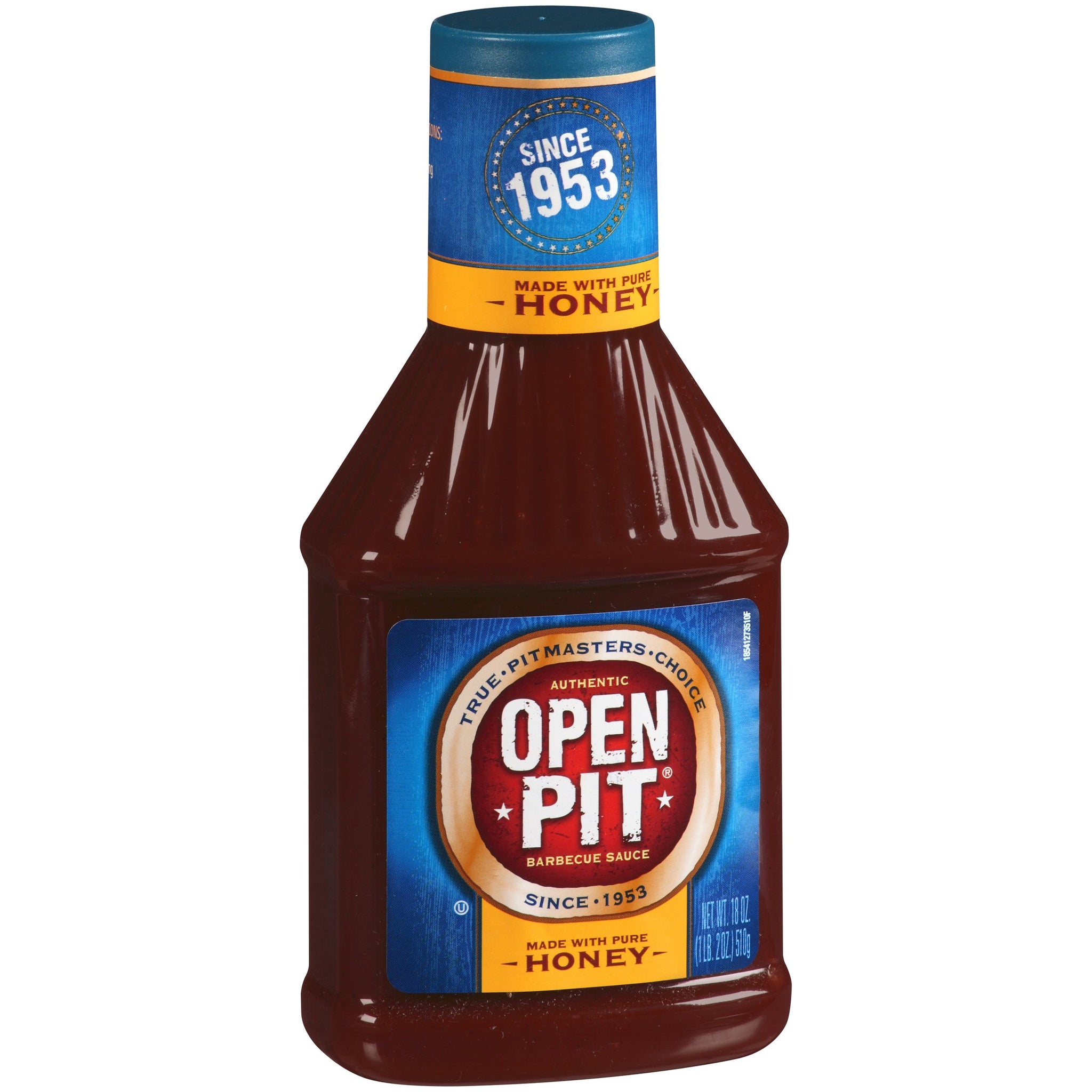 Open Pit Blue Label Honey Barbecue Sauce, Made With Pure Honey, 18 oz. (Pack of 12)