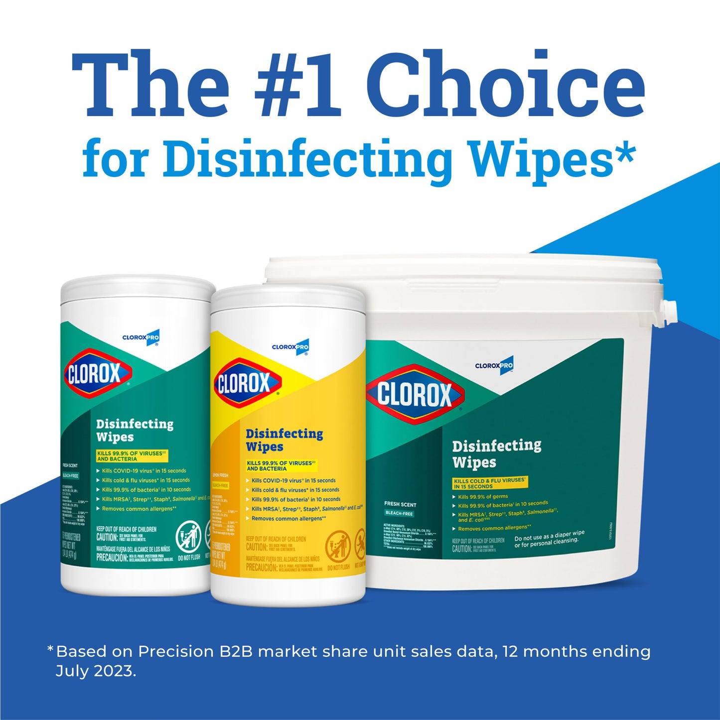 CloroxPro Clorox Disinfecting Wipes, Fresh Scent, 700 Count