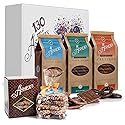 Asher's Chocolates Holiday Gift Box, Ready to be Wrapped, Milk and Dark Chocolate Assortment, Milk Chocolate Chips, Dark Chocolate Grahams, Dark