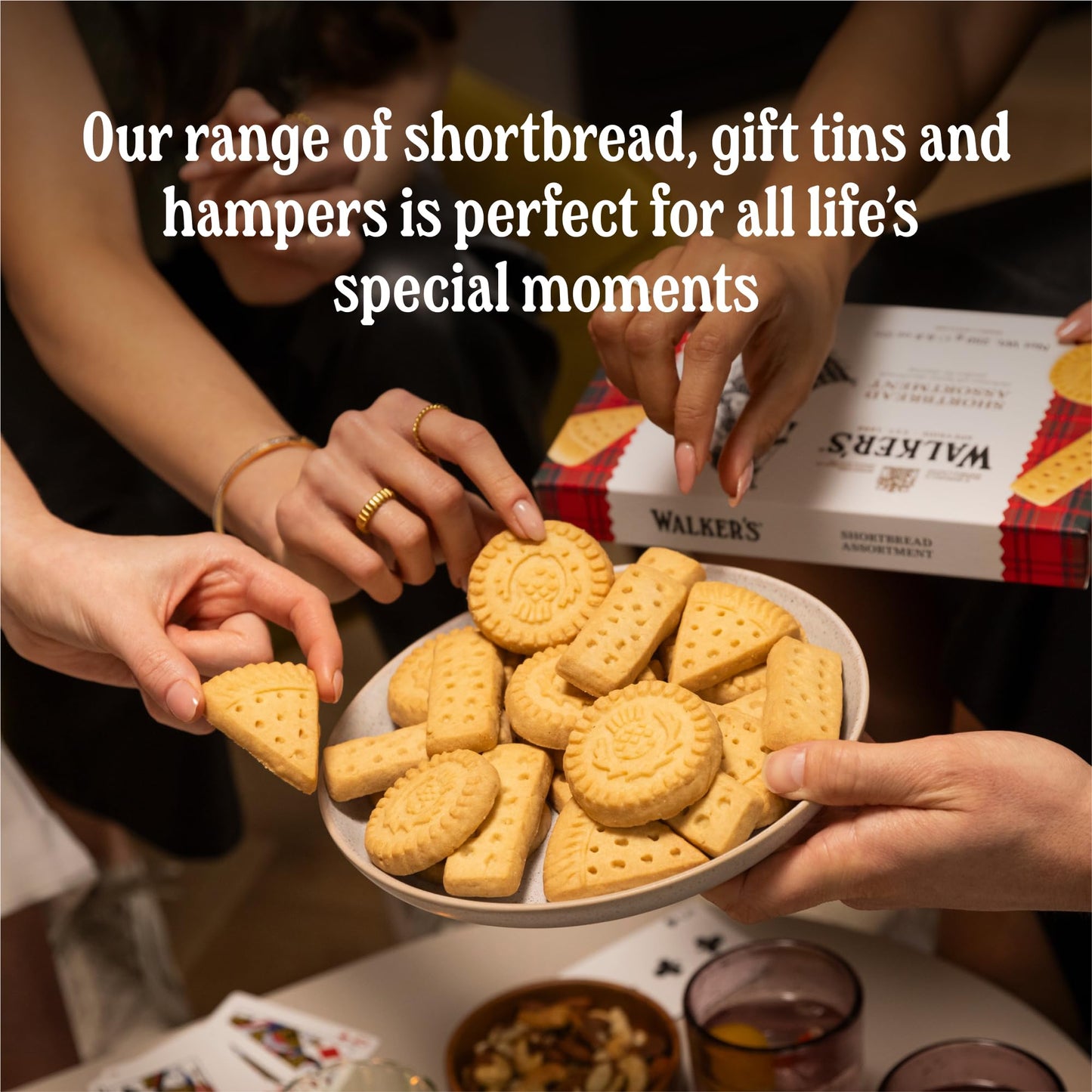 Walker's Shortbread Petticoat Tails Cookies, Pure Butter Shortbread Cookies, 5.3 Oz Box