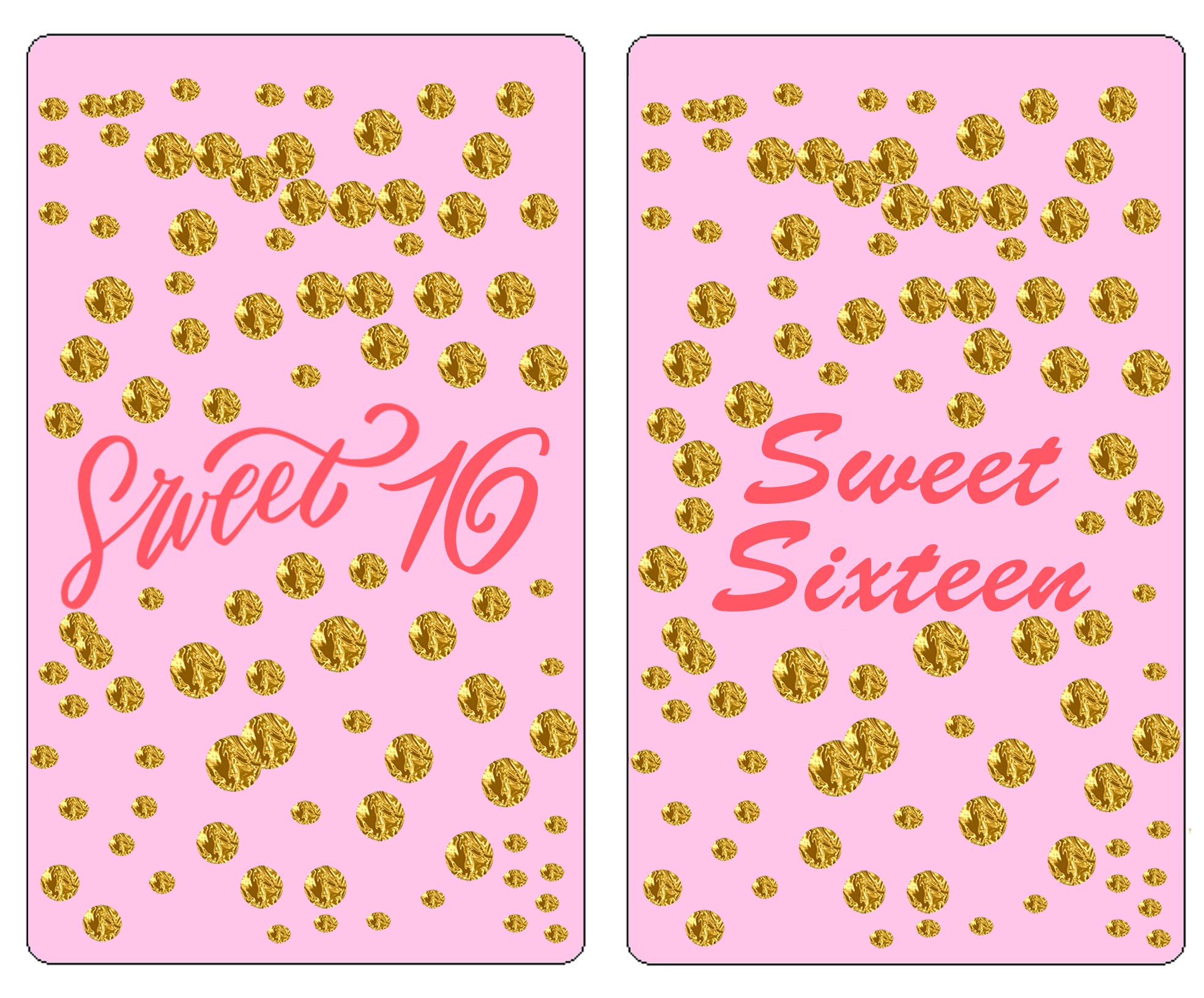 Pink 16th Birthday Miniatures Candy Bar Wrapper (Set of 60), Sweet 16 Mini Candy Bar Stickers, Sweet Sixteen Party Favors. Candy Not Included. Made in