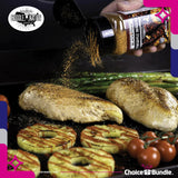 Blackstone Cajun, Pineapple Sriracha, Tequila Lime Seasoning - Gourmet Griddle Premium BBQ Barbecue Rub 3 Pk Choice Bundle (22.6 oz) + BBQ Guide