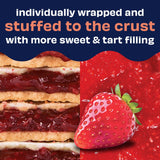 Pop-Tarts Super Stuffed Strawberry Blast Toaster Pastries, 50% More Filling, Snacks, Dessert (5 Ct)