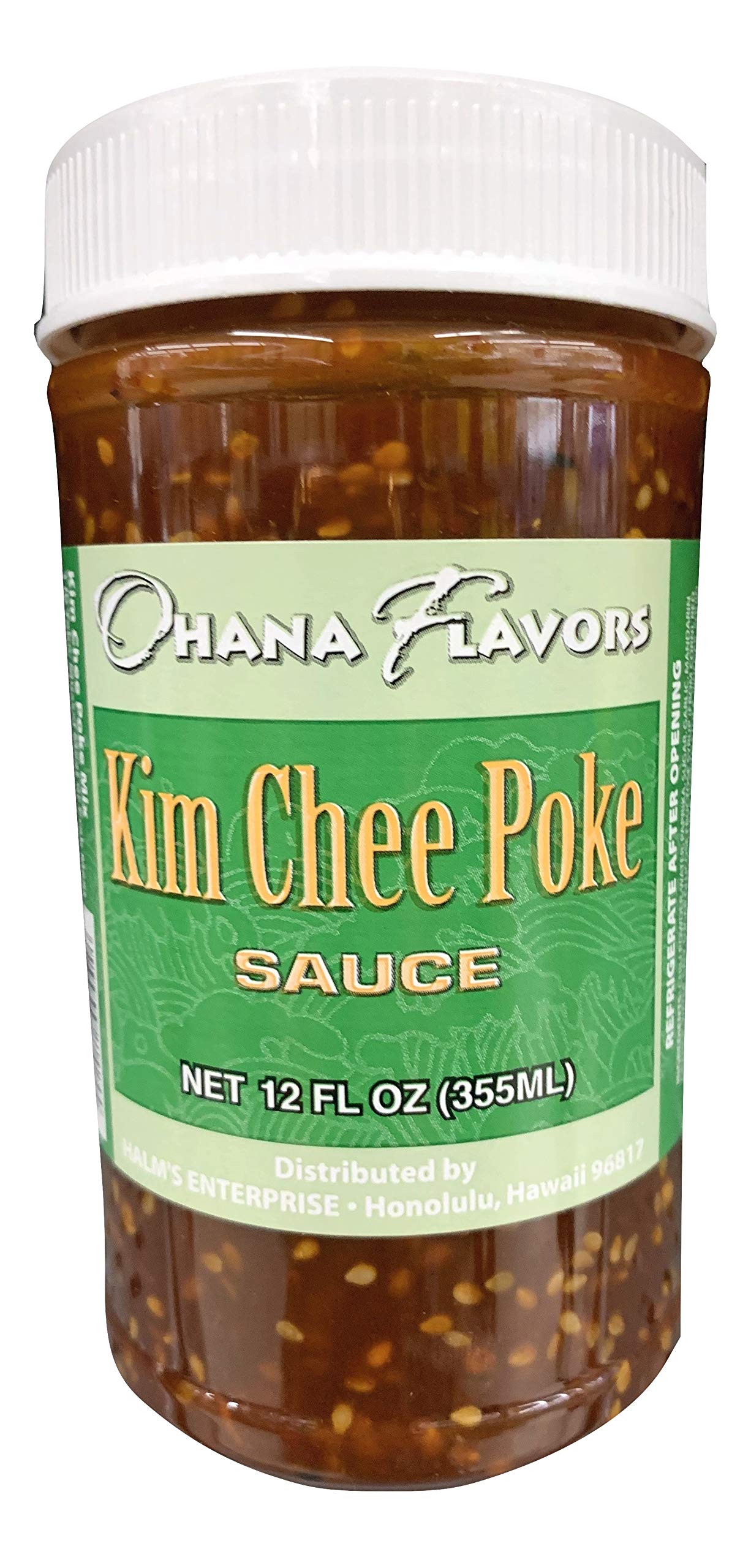 Ohana Flavors Hawaiian Poke Sauce (Kim Chee, 12 Fluid Ounce)