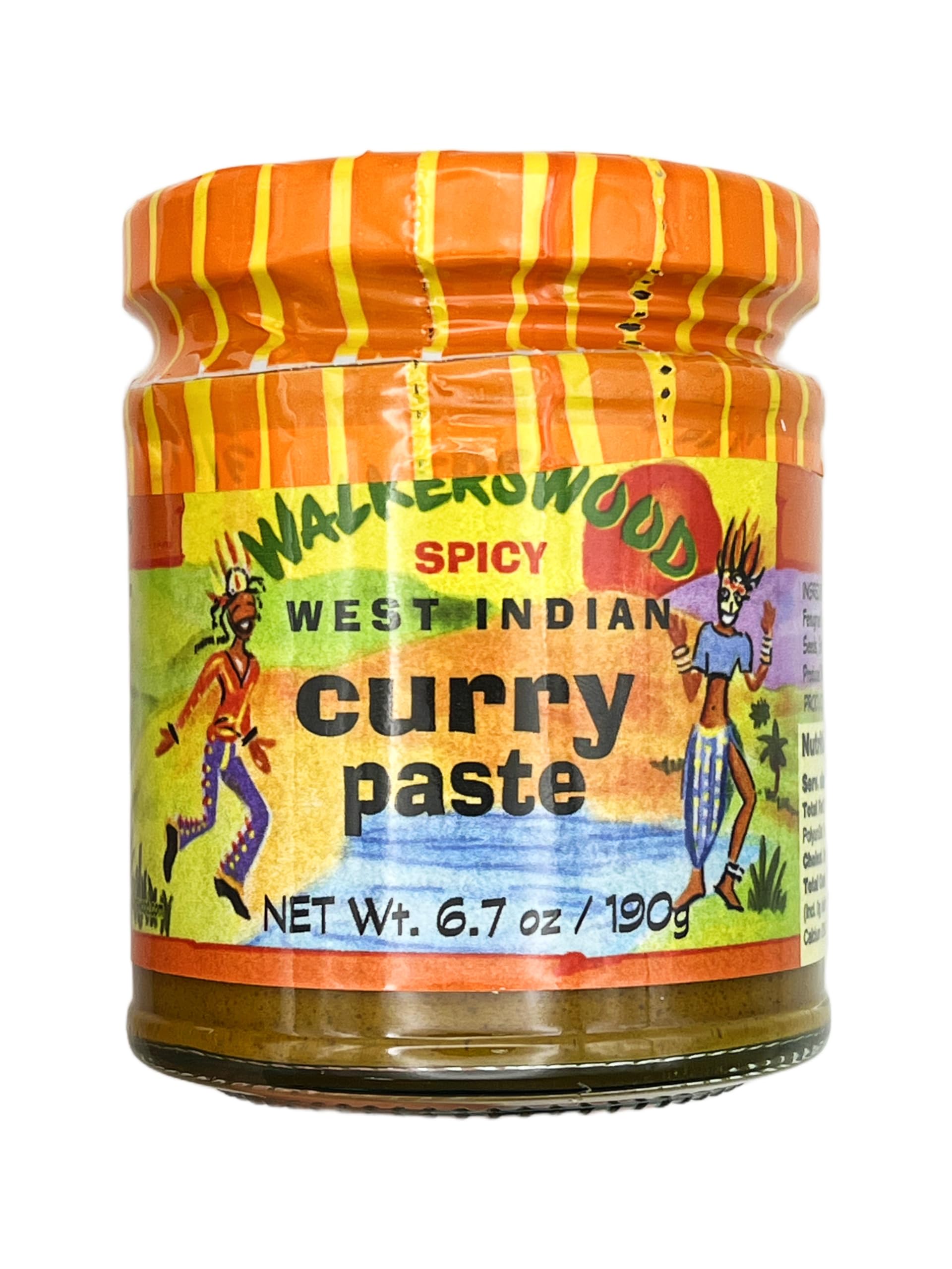 Walkerswood Spicy West Indian Curry Paste (Single Bottle 6.7oz) Product of Jamaica