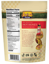 Setton Farms Naturally Seasoned Pistachio Kernels, Hot Honey, Dry Roasted, No Shell Pistachios, Certified Non-GMO, Gluten Free, Vegan and Kosher, 5 oz