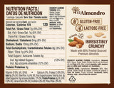 Crunchy Almond Turron Nougats From Spain, Traditional Spanish Candy Individually Wrapped, 24 Turron Duro Bars By El Almendro, Dessert, Gluten Free