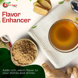 NY SPICE SHOP Ginger Powder - Ground Root - Great Flavor and Highly Aromatic Ground Root Powder - Perfect for Cooking, Baking Gingerbread, Smoothies