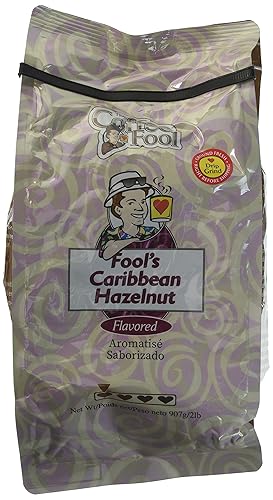Coffee Fool’s Caribbean Hazelnut, 2 Pound (Drip Grind)