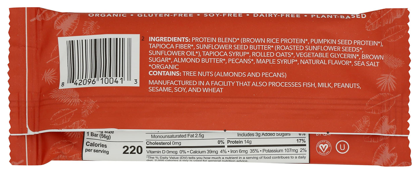 Aloha Organic Maple Sea Salt Protein Bar, 1.98 OZ