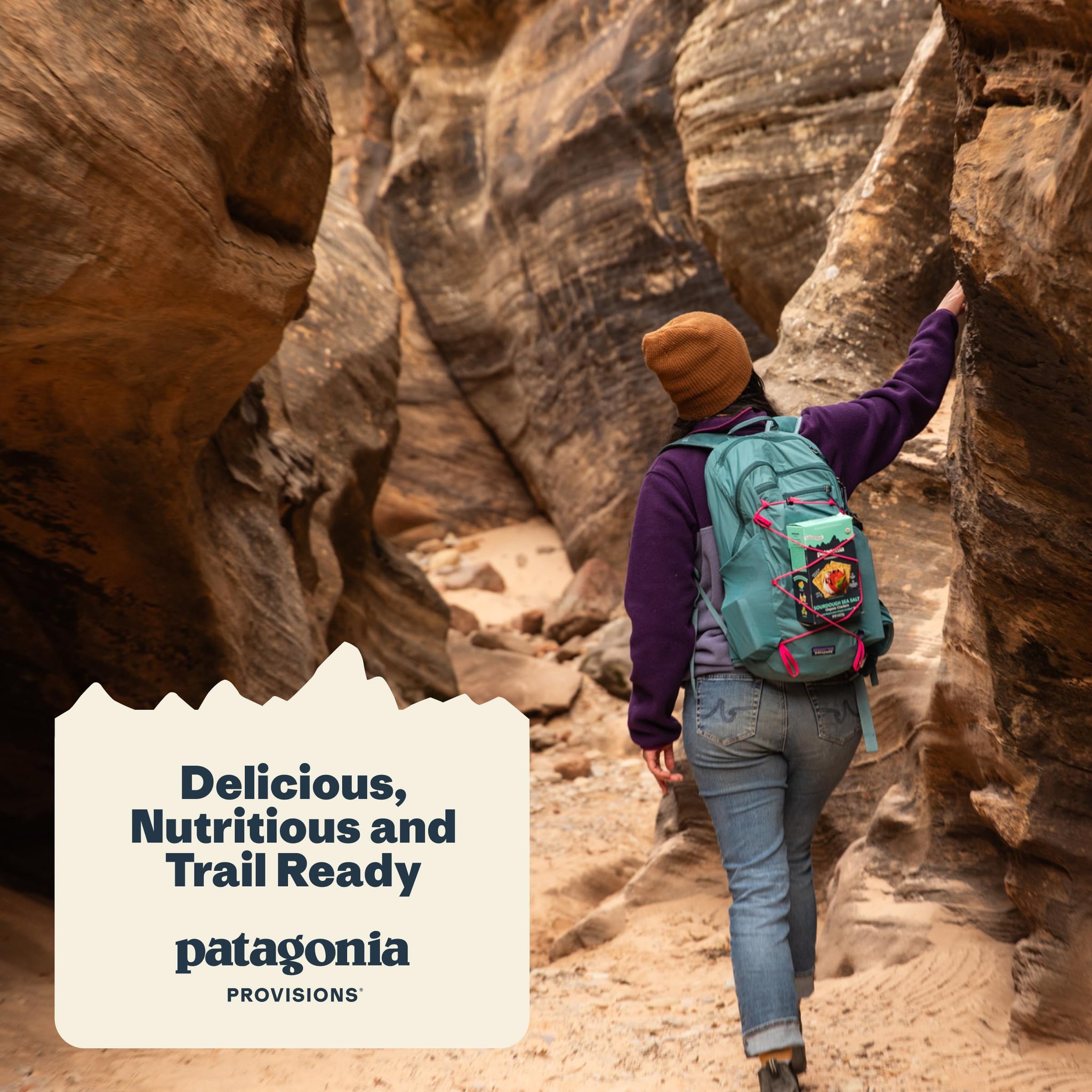 Patagonia Provisions Organic Sourdough Sea Salt Crackers - 3g Plant Protein Per Serving - Made with Wheat Flour & Sea Salt - Non-GMO, No Added Sugar