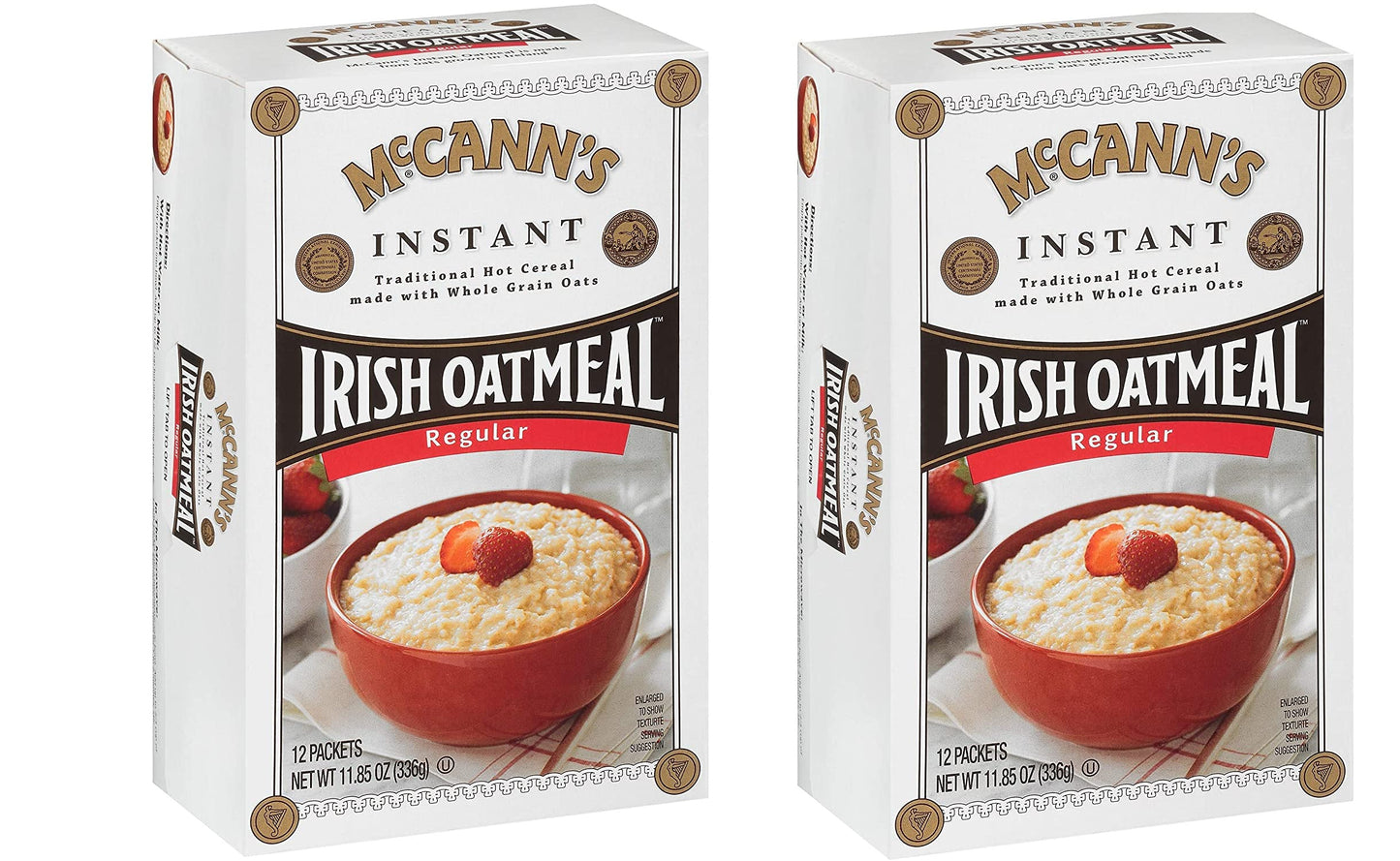 McCann's Instant Oatmeal, Maple & Brown Sugar, 10 Count (OneMcCann's Instant Oatmeal, Traditional Irish, 12 Count (TwoPack)